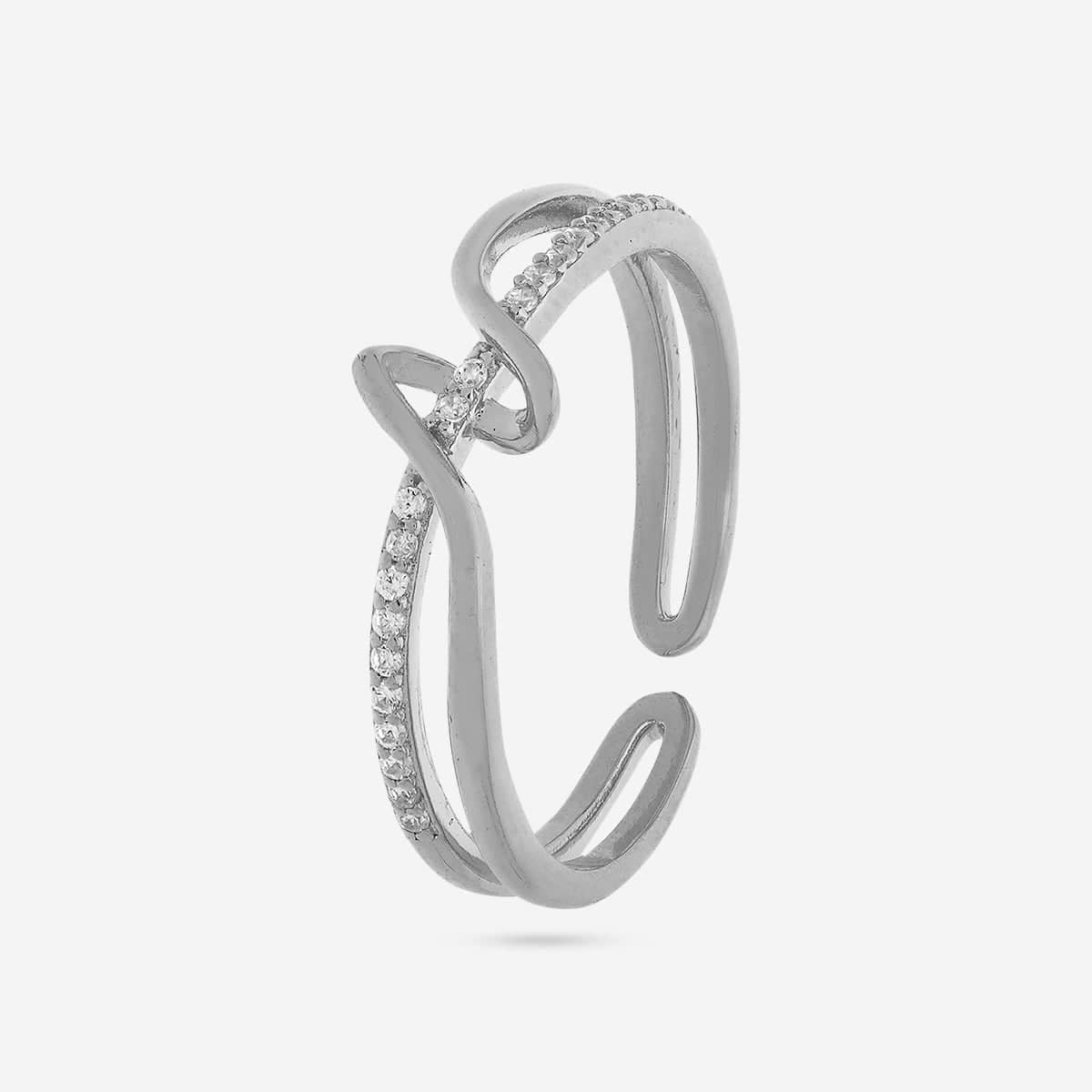 92.5 Silver Finger Ring 194124 - Image 5