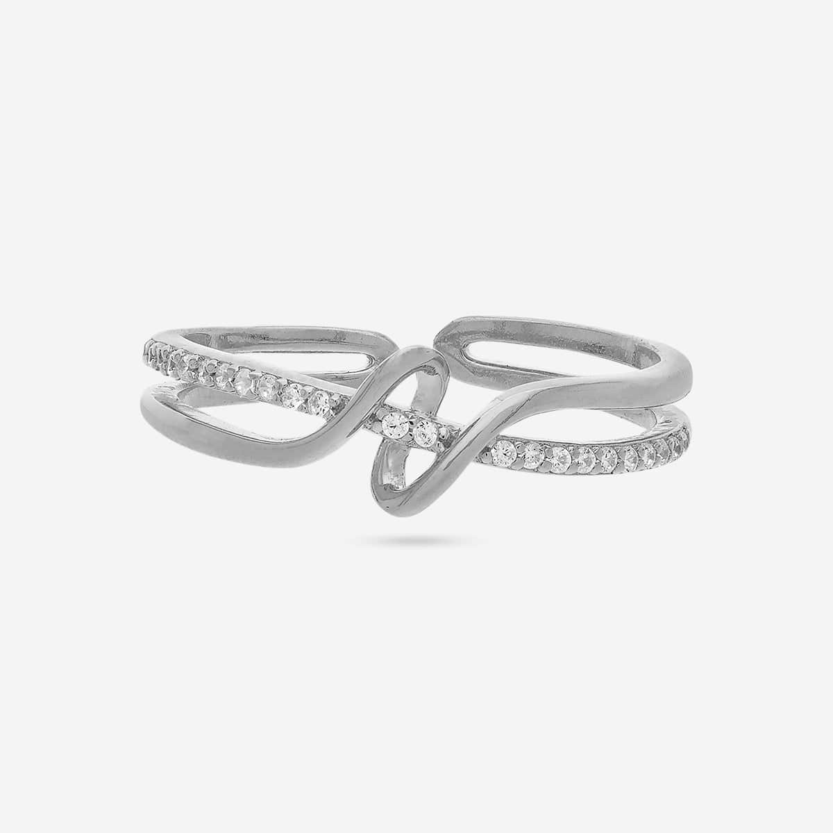92.5 Silver Finger Ring 194124 - Image 8