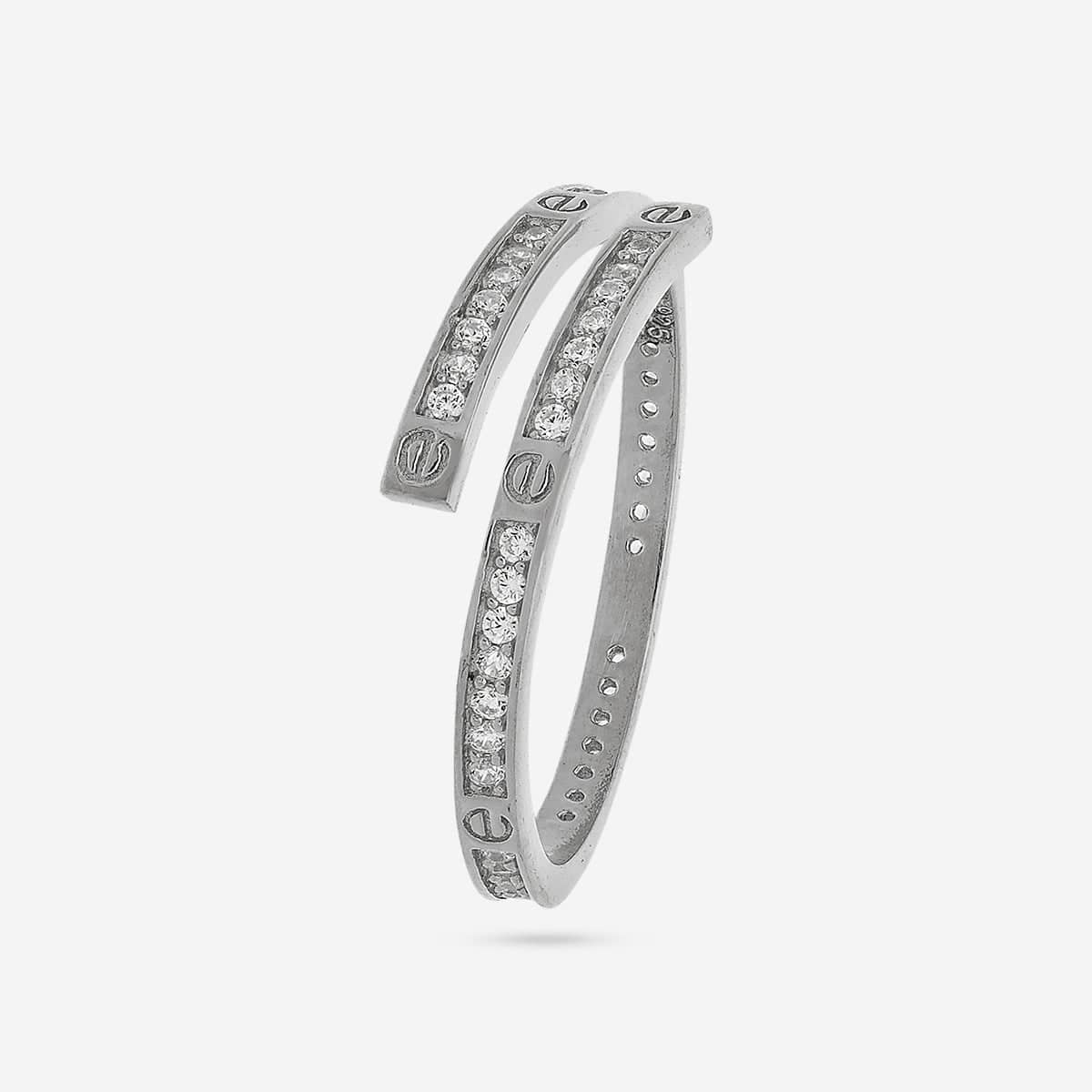 92.5 Silver Finger Ring 194125 - Image 6