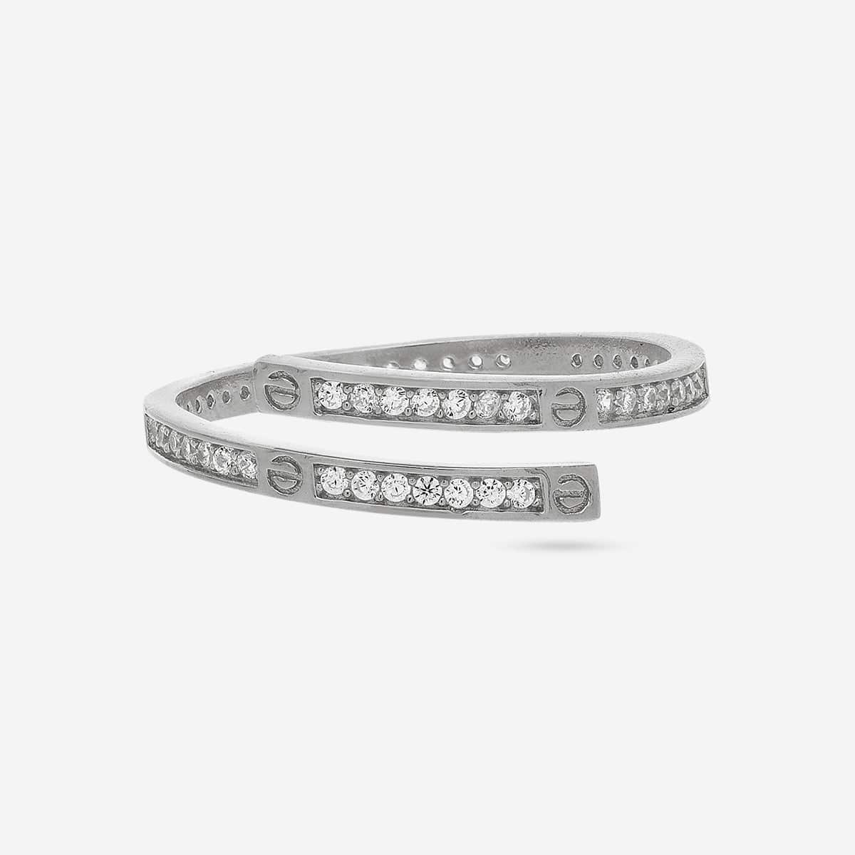 92.5 Silver Finger Ring 194125 - Image 8