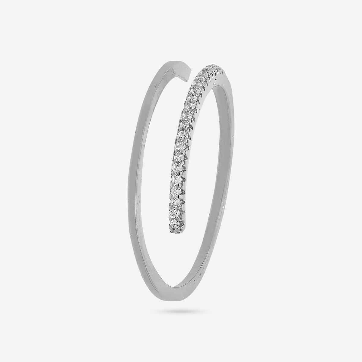 92.5 Silver Finger Ring 194128 - Image 6