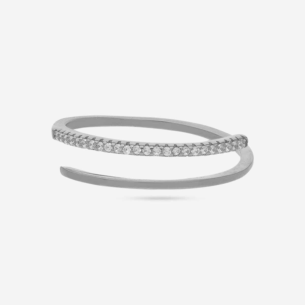 92.5 Silver Finger Ring 194128 - Image 8