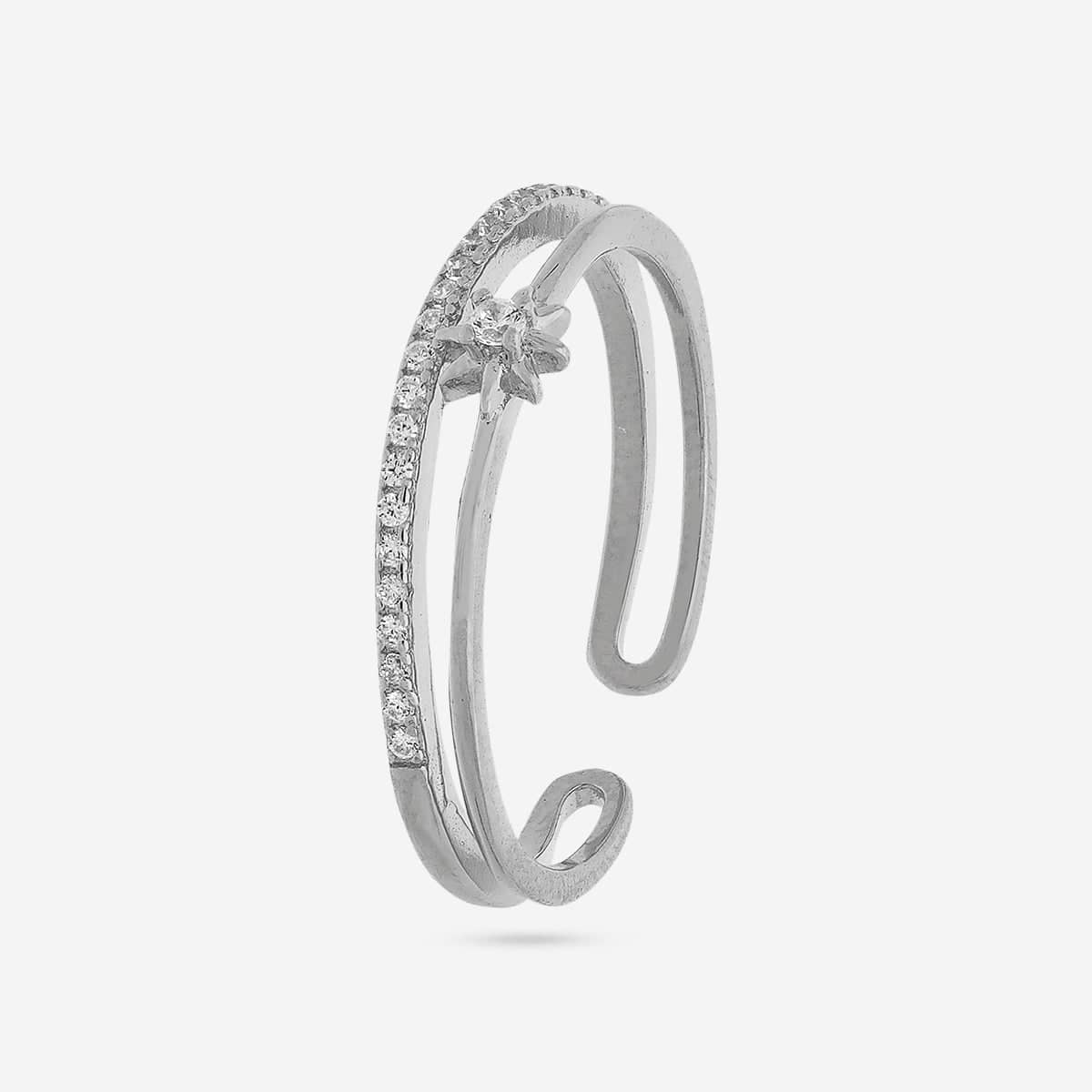 92.5 Silver Finger Ring 194132 - Image 6