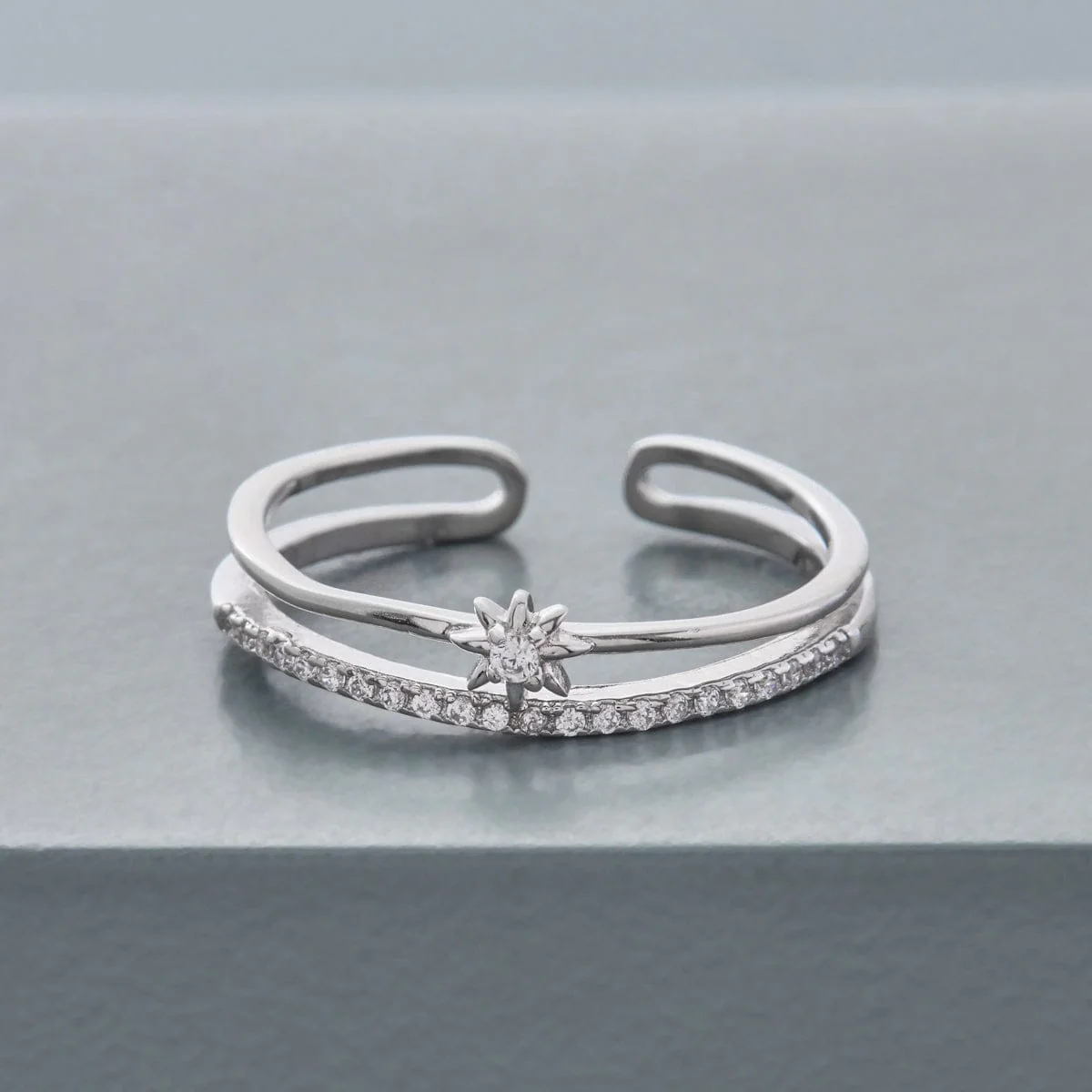 92.5 Silver Finger Ring 194132 - Image 7