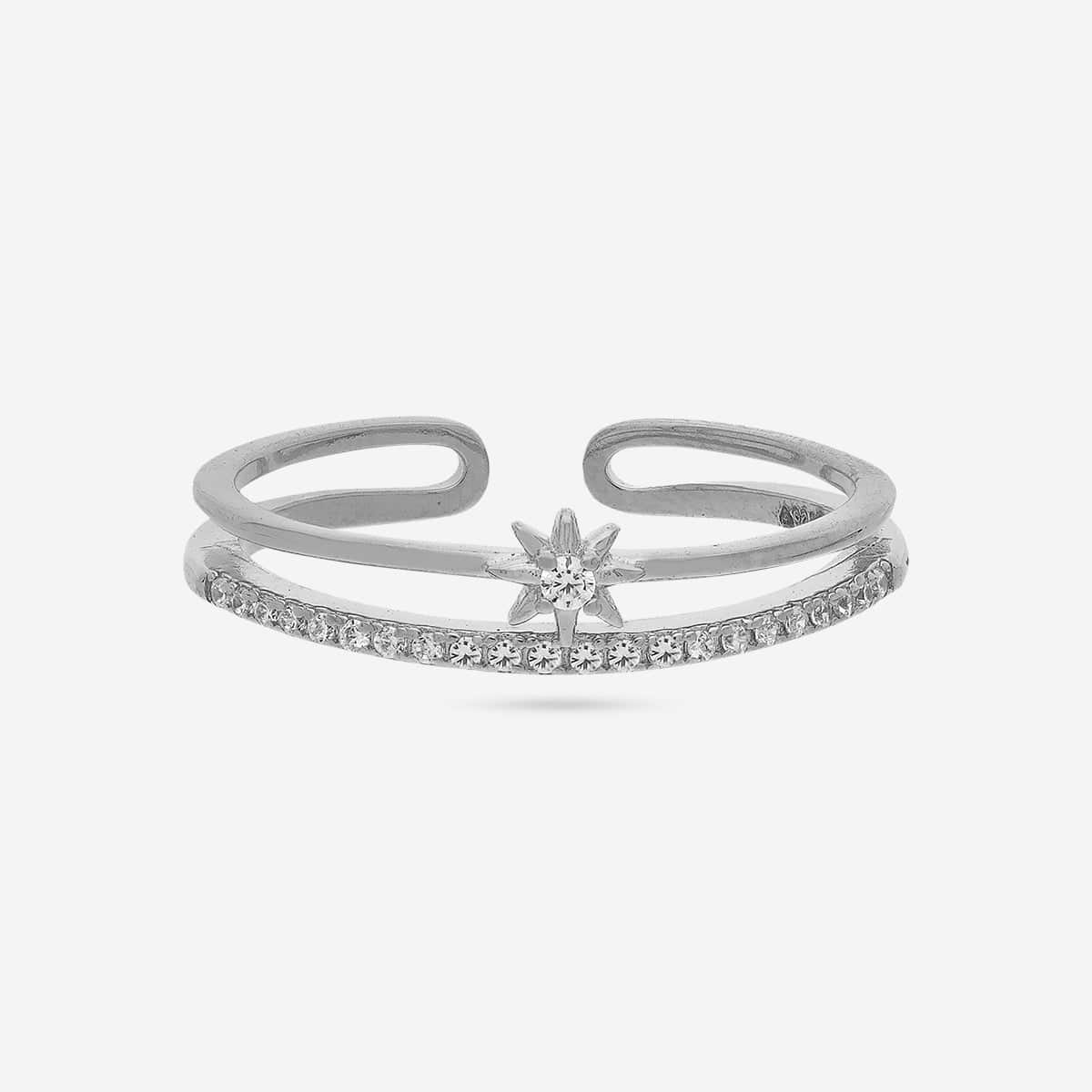 92.5 Silver Finger Ring 194132 - Image 8