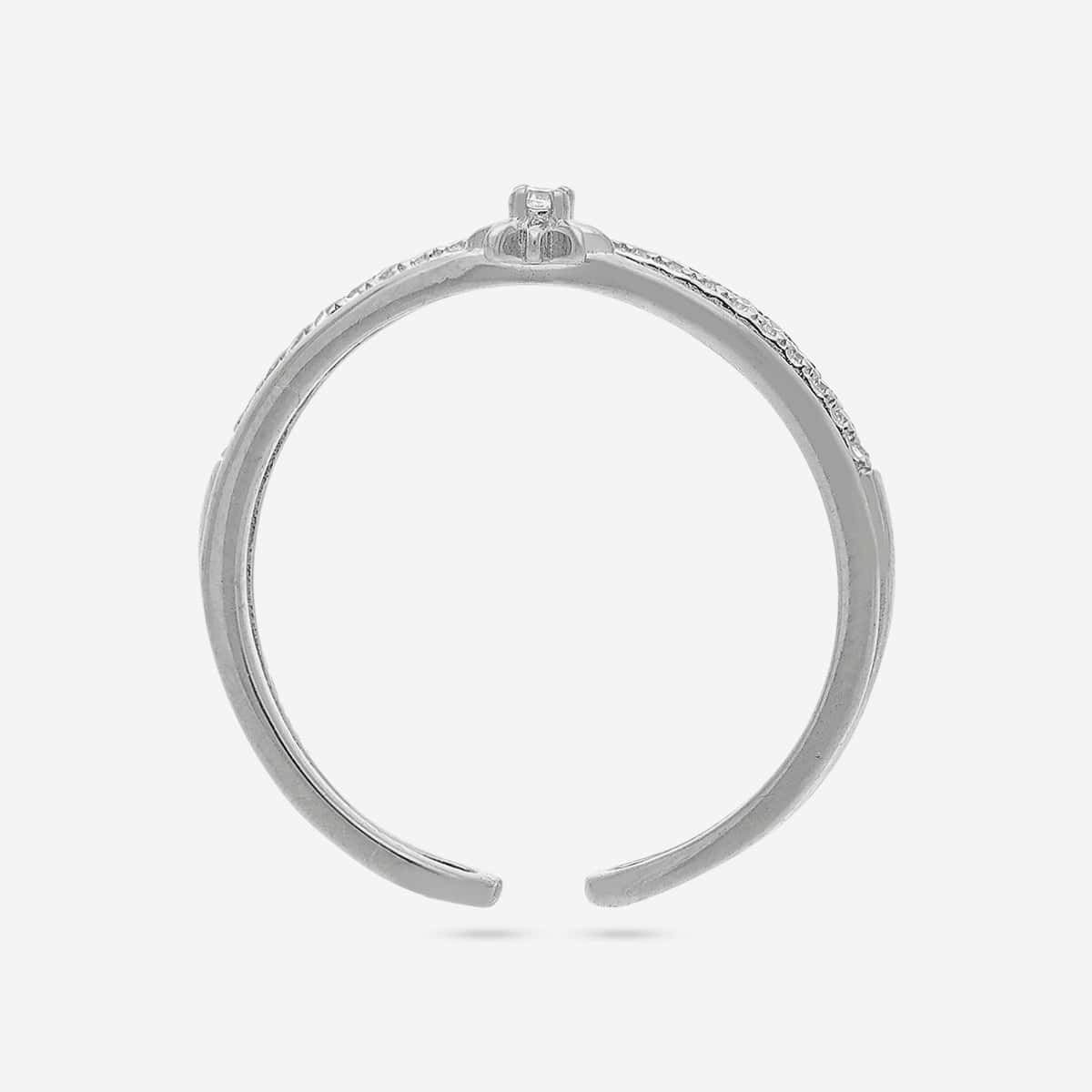 92.5 Silver Finger Ring 194132 - Image 9