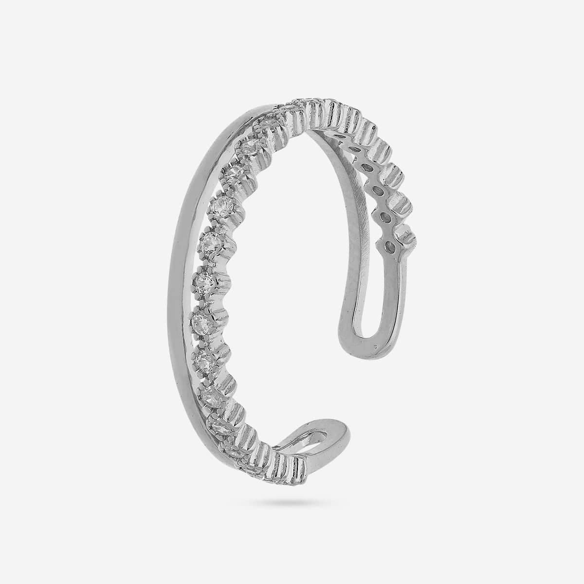 92.5 Silver Finger Ring 194133 - Image 5