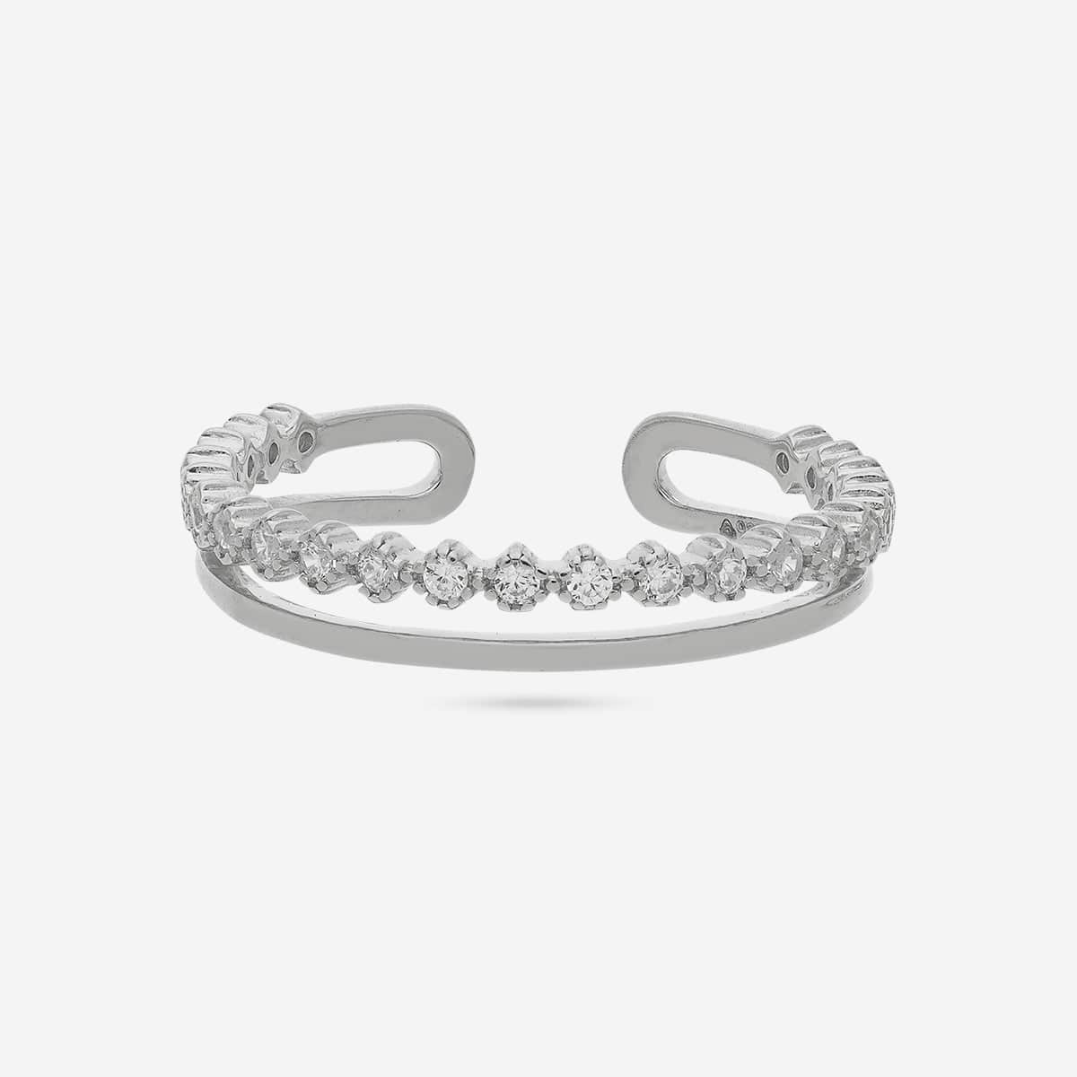 92.5 Silver Finger Ring 194133 - Image 8