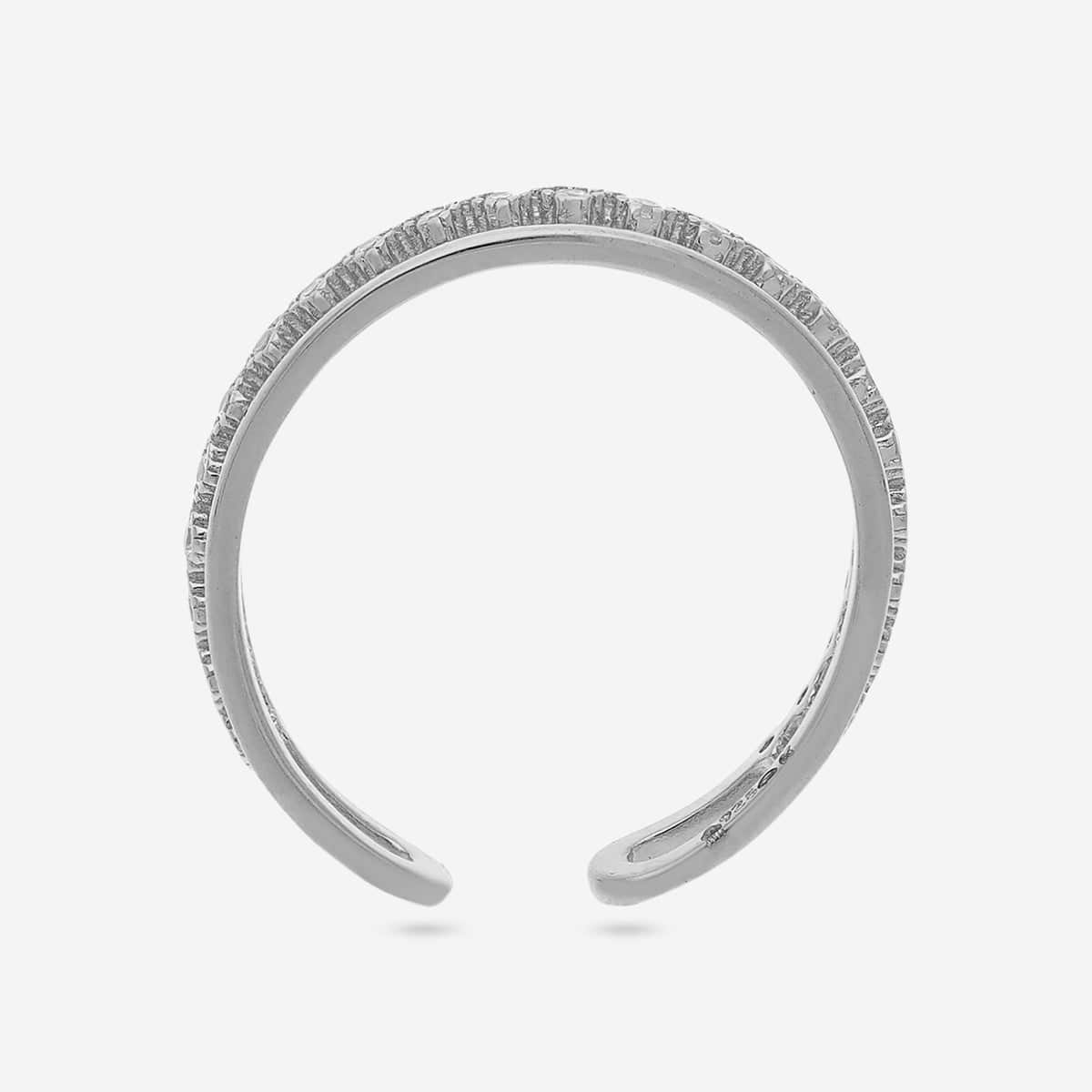 92.5 Silver Finger Ring 194133 - Image 9
