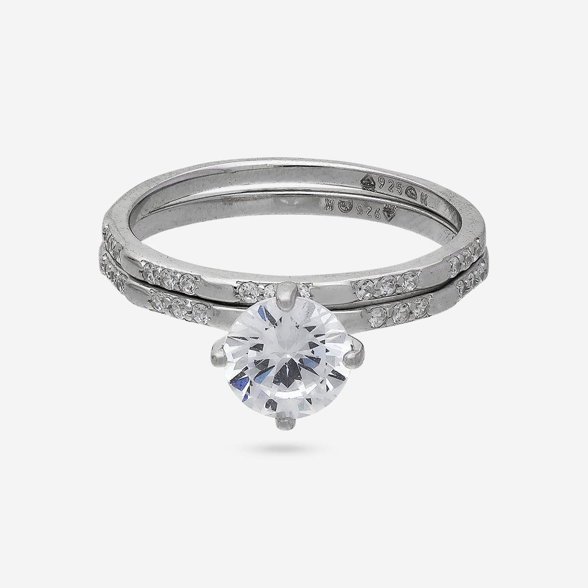92.5 Silver Finger Ring 194134 - Image 3