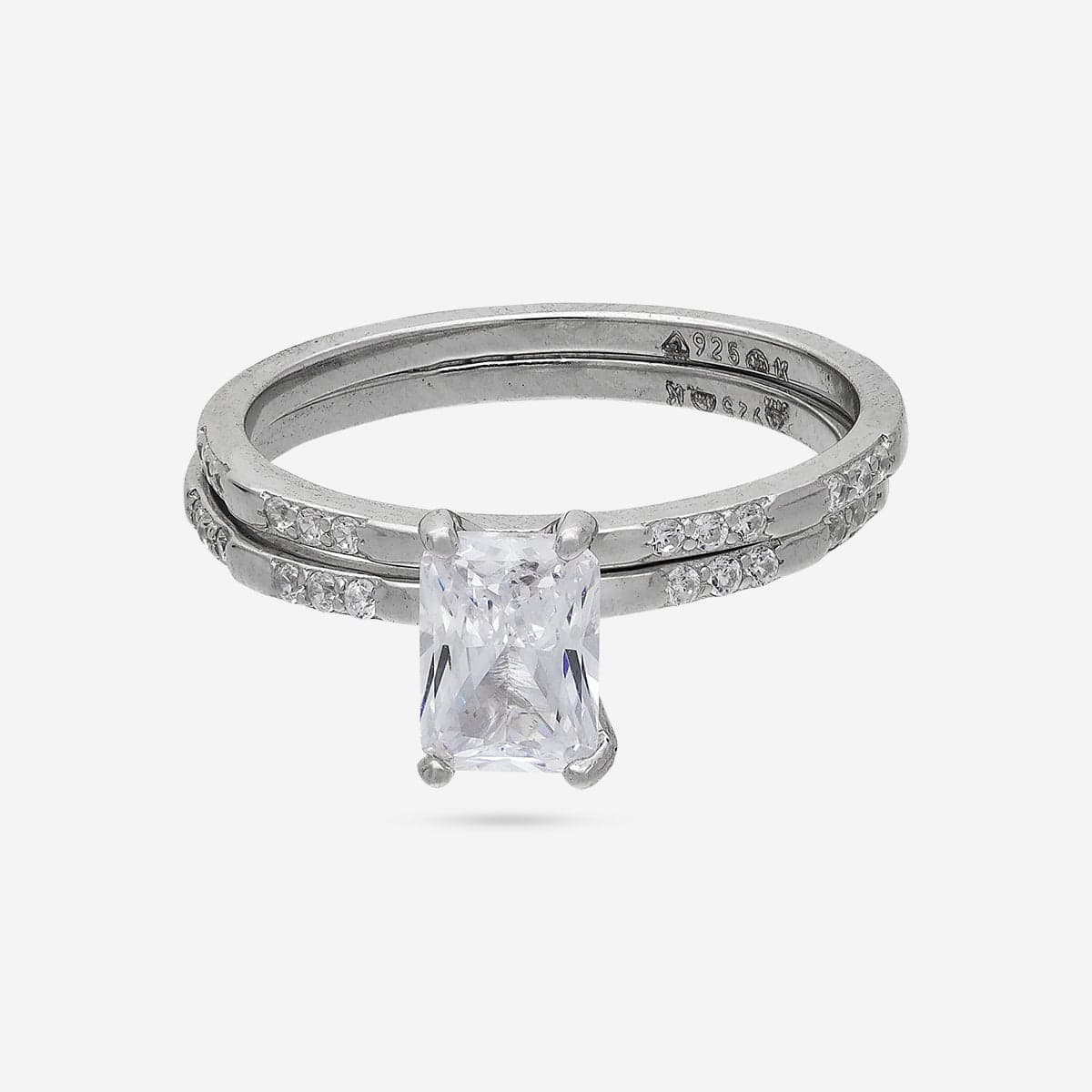 92.5 Silver Finger Ring 194137 - Image 3