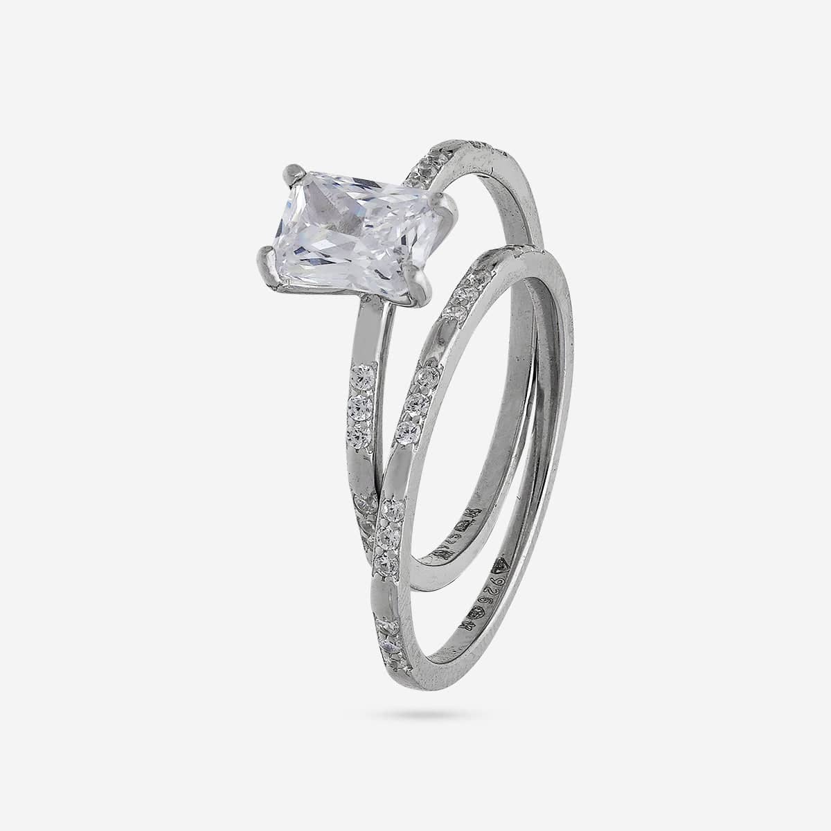 92.5 Silver Finger Ring 194137 - Image 5
