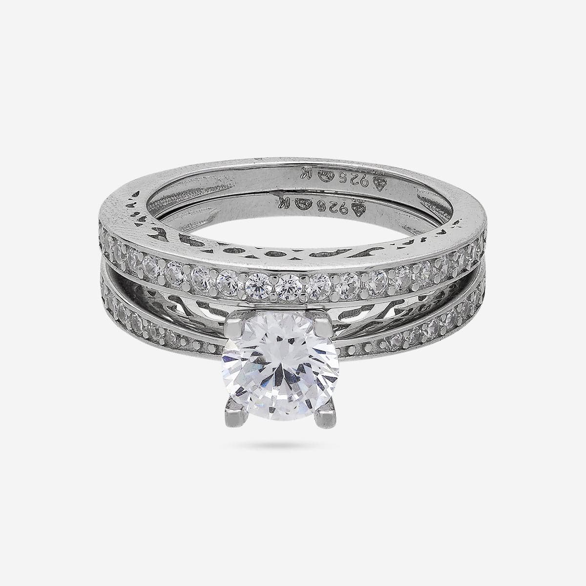 92.5 Silver Finger Ring 194138 - Image 3