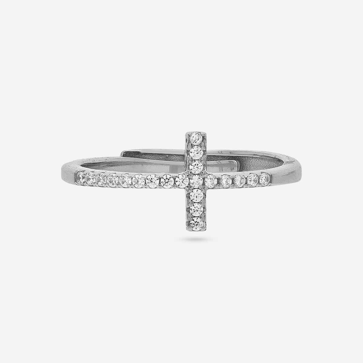 92.5 Silver Finger Ring 194139 - Image 8