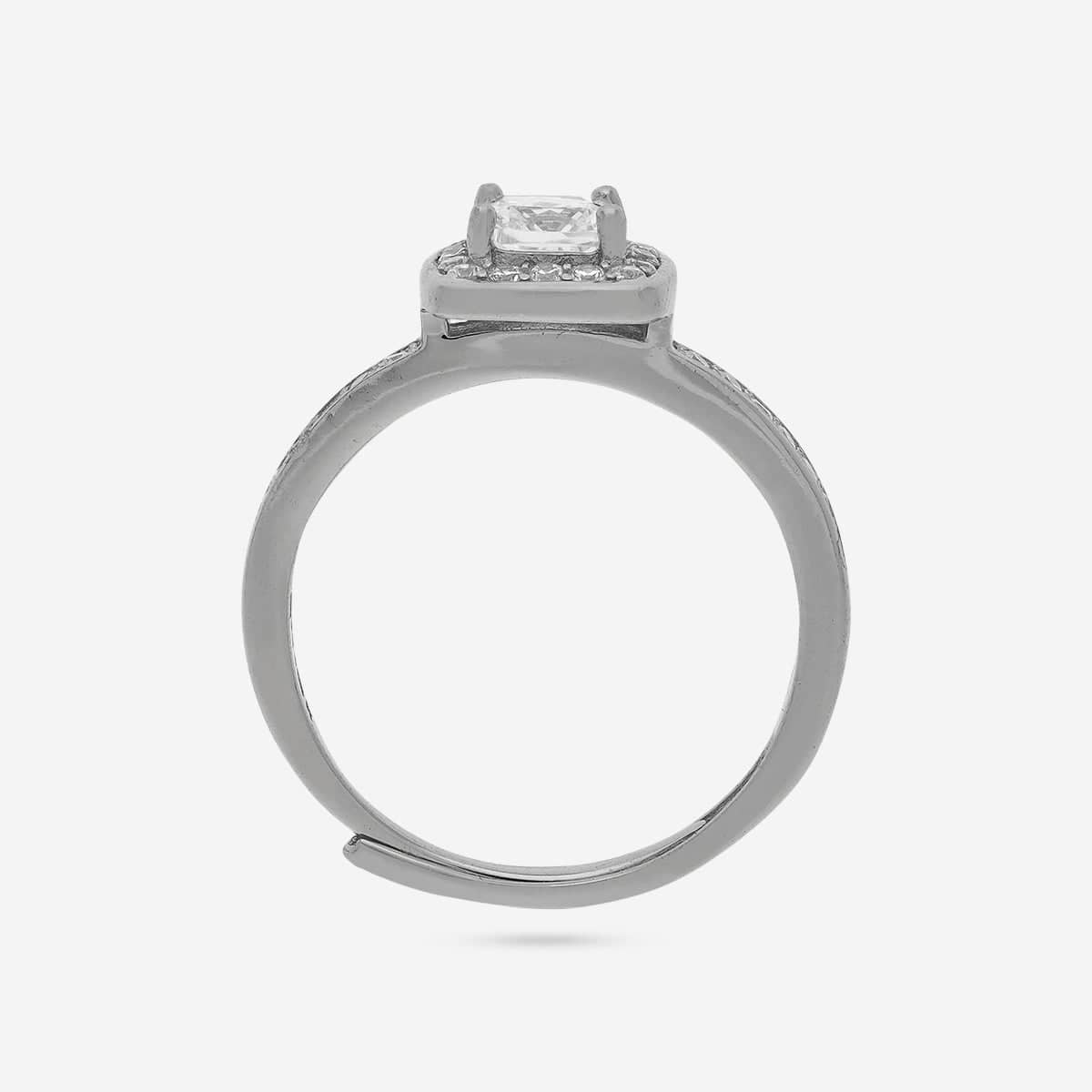 92.5 Silver Finger Ring 194191 - Image 9