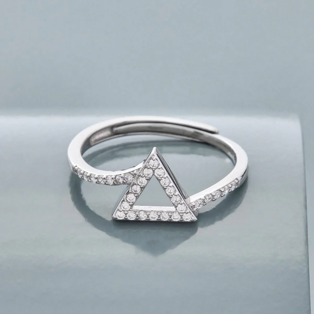 92.5 Silver Finger Ring 194194 - Image 7