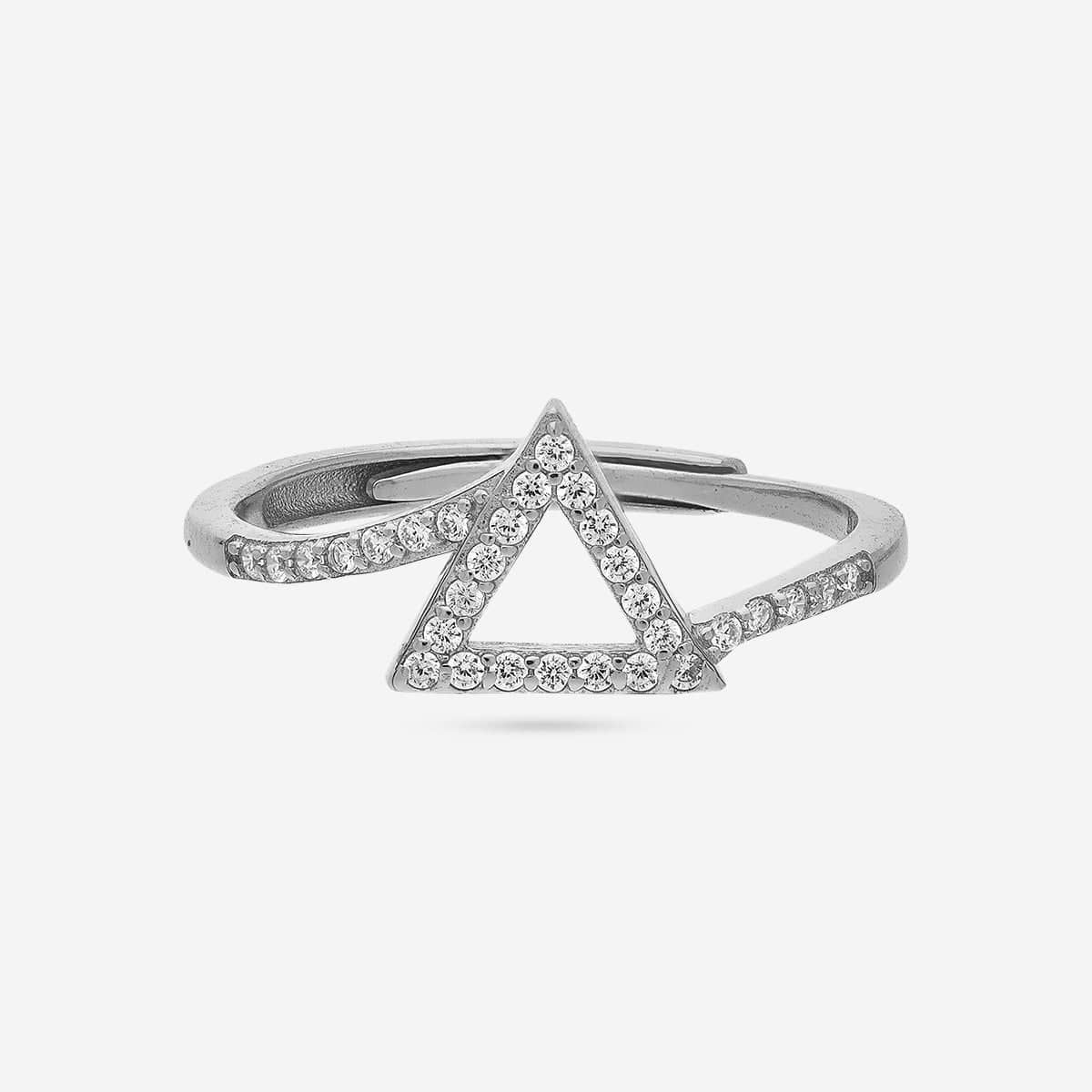 92.5 Silver Finger Ring 194194 - Image 8