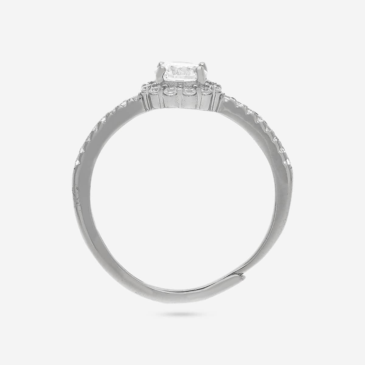 92.5 Silver Finger Ring 194195 - Image 9