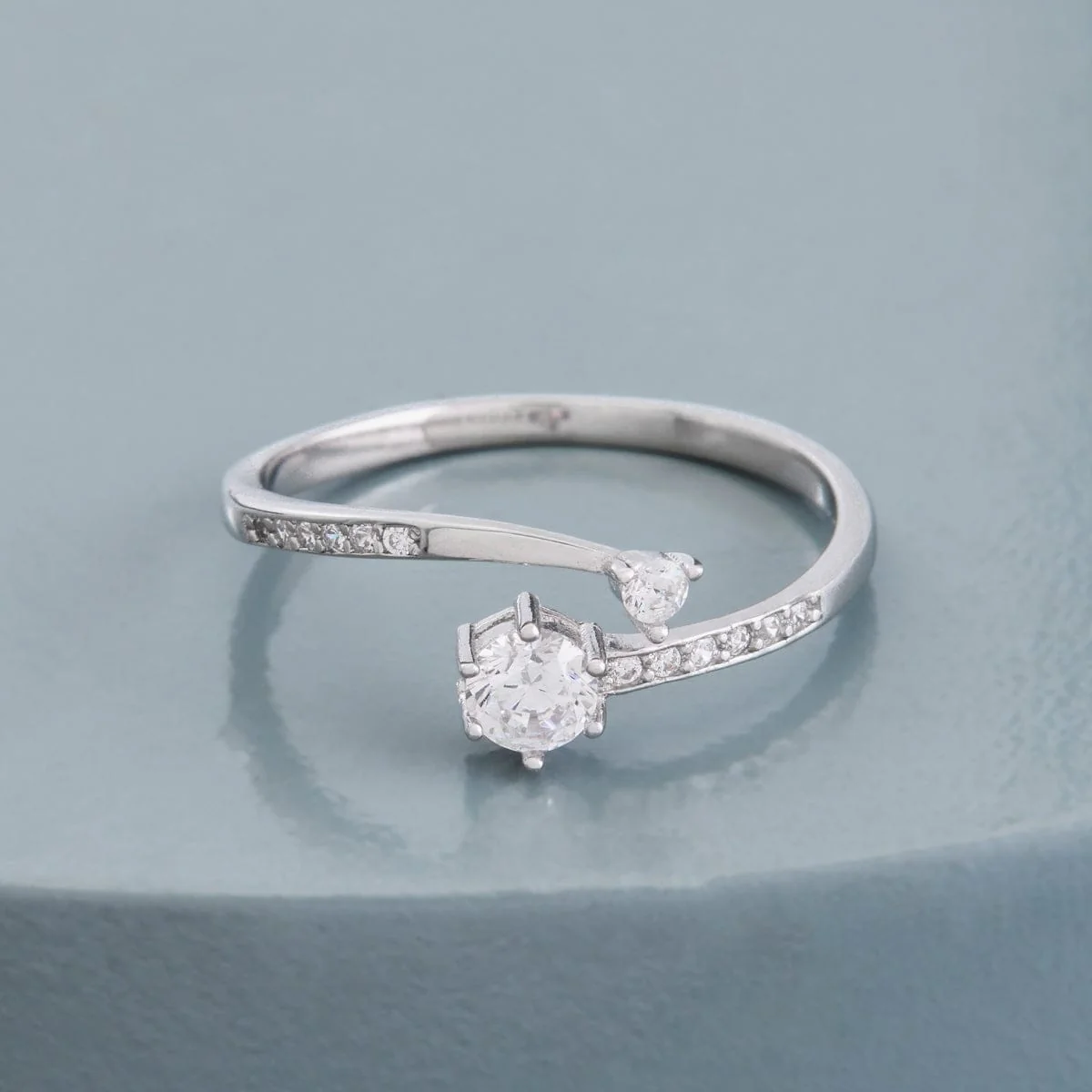 92.5 Silver Finger Ring 194196 - Image 7