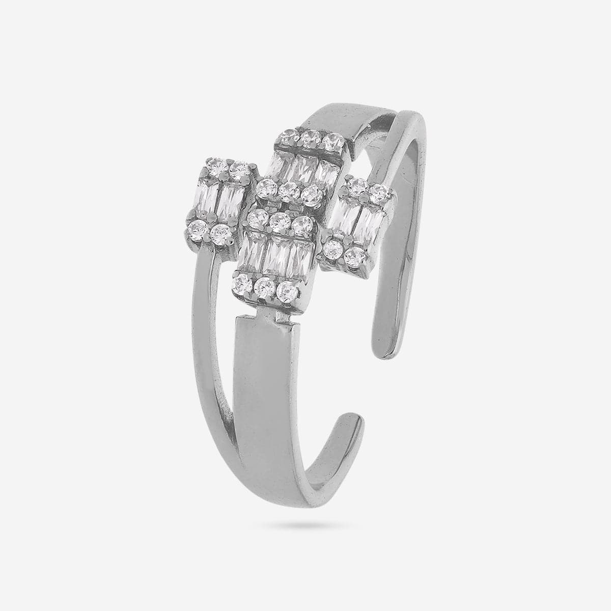 92.5 Silver Finger Ring 194245 - Image 6