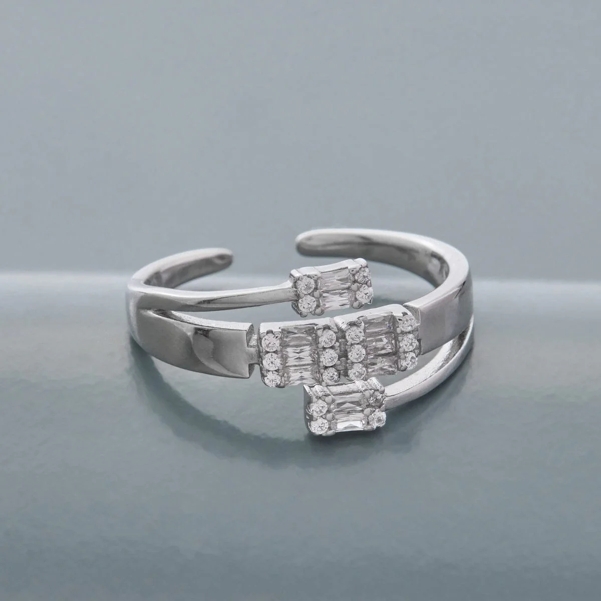 92.5 Silver Finger Ring 194245 - Image 7