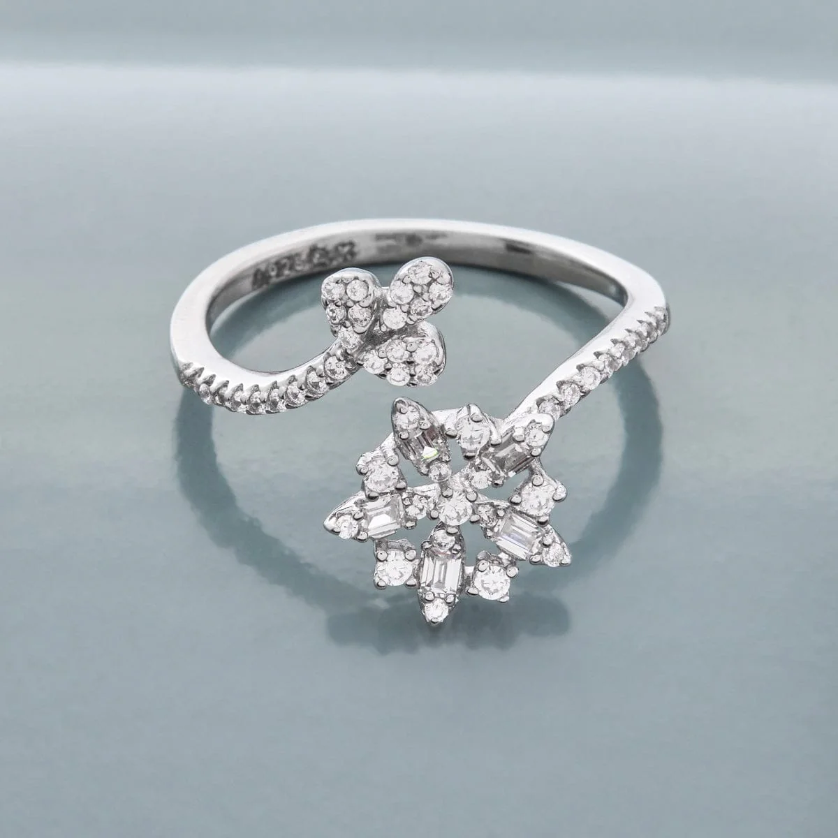 92.5 Silver Finger Ring 194248 - Image 7