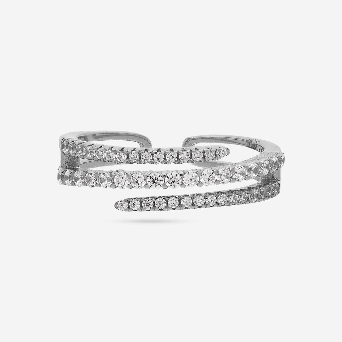 92.5 Silver Finger Ring 194249 - Image 8