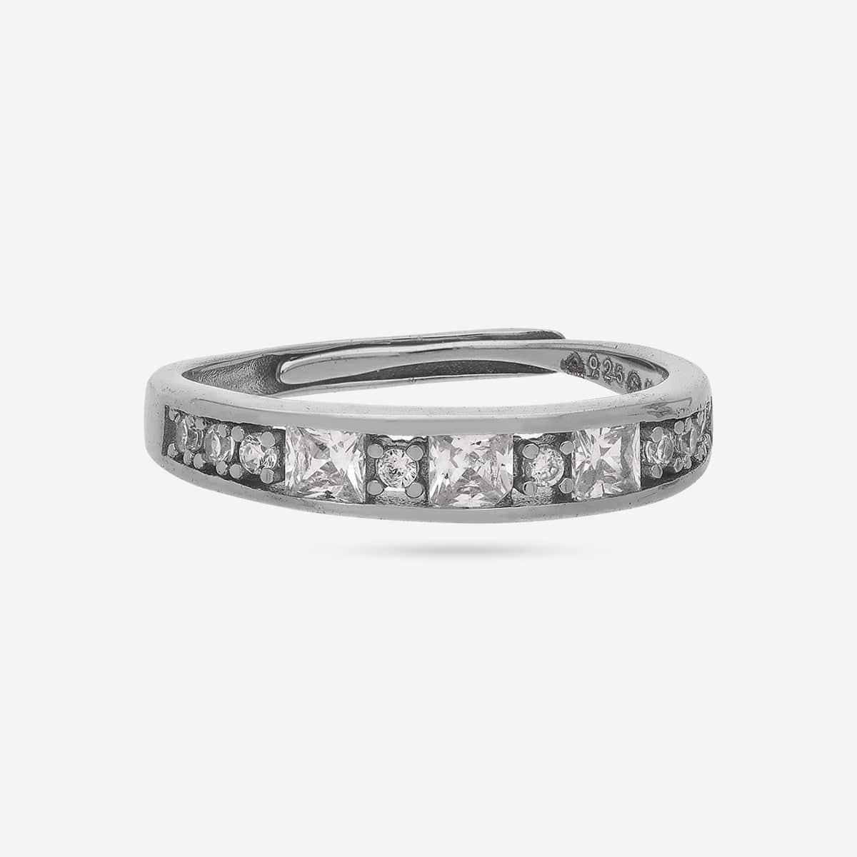92.5 Silver Finger Ring 194252 - Image 8