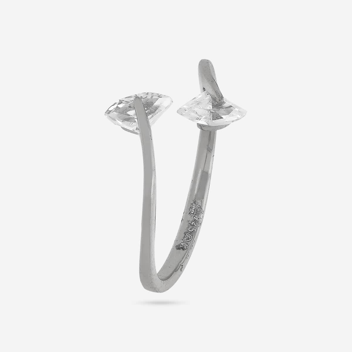 92.5 Silver Finger Ring 194346 - Image 6
