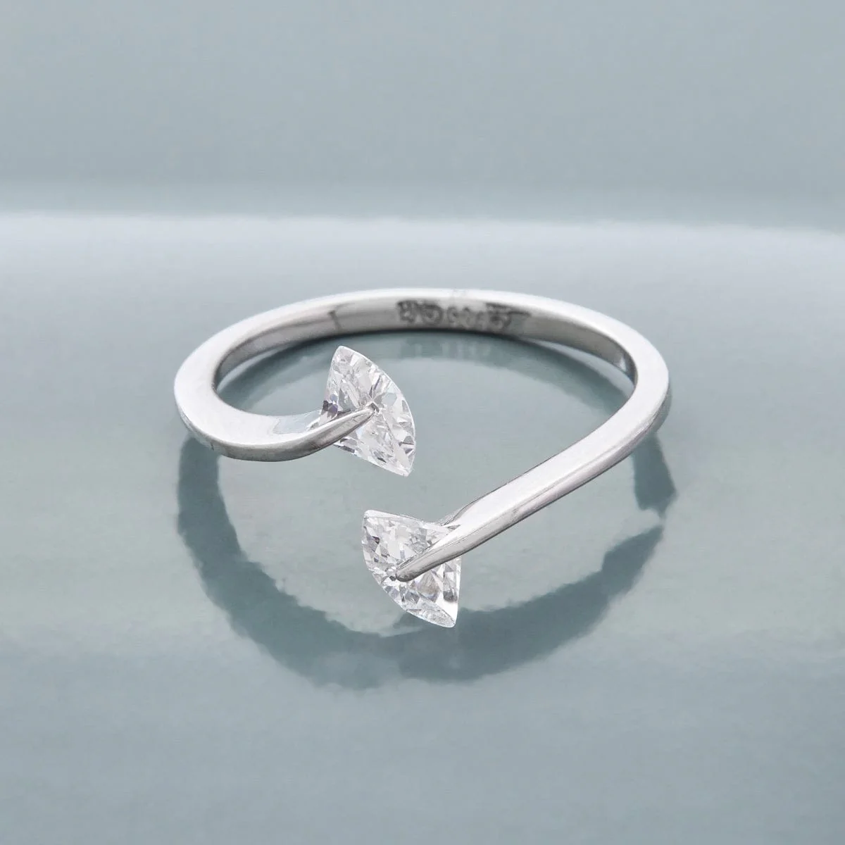 92.5 Silver Finger Ring 194346 - Image 7