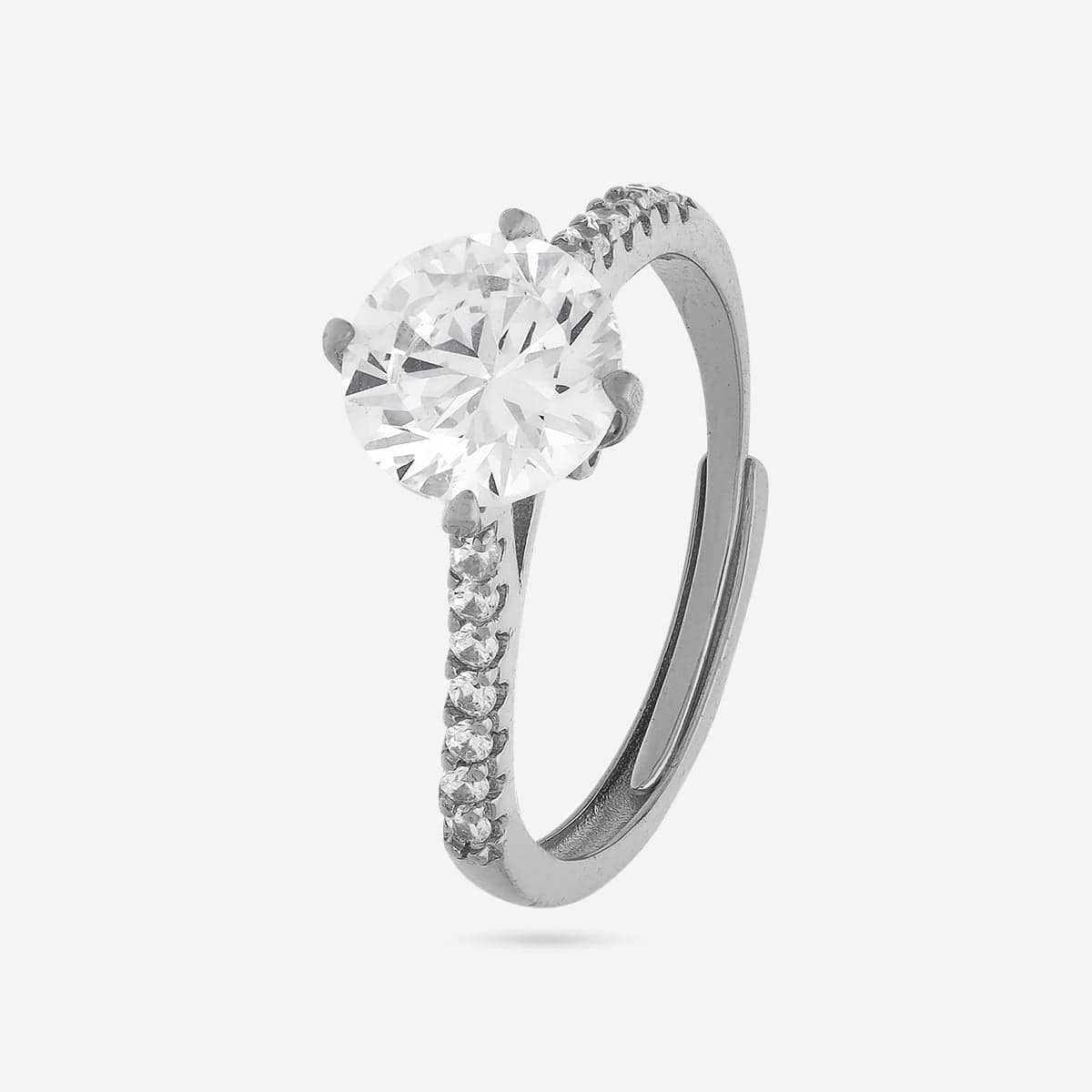 92.5 Silver Finger Ring 194347 - Image 5