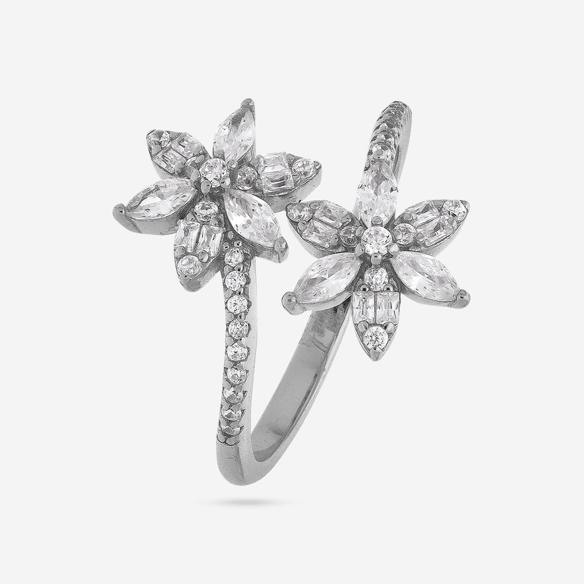 92.5 Silver Finger Ring 194348 - Image 6