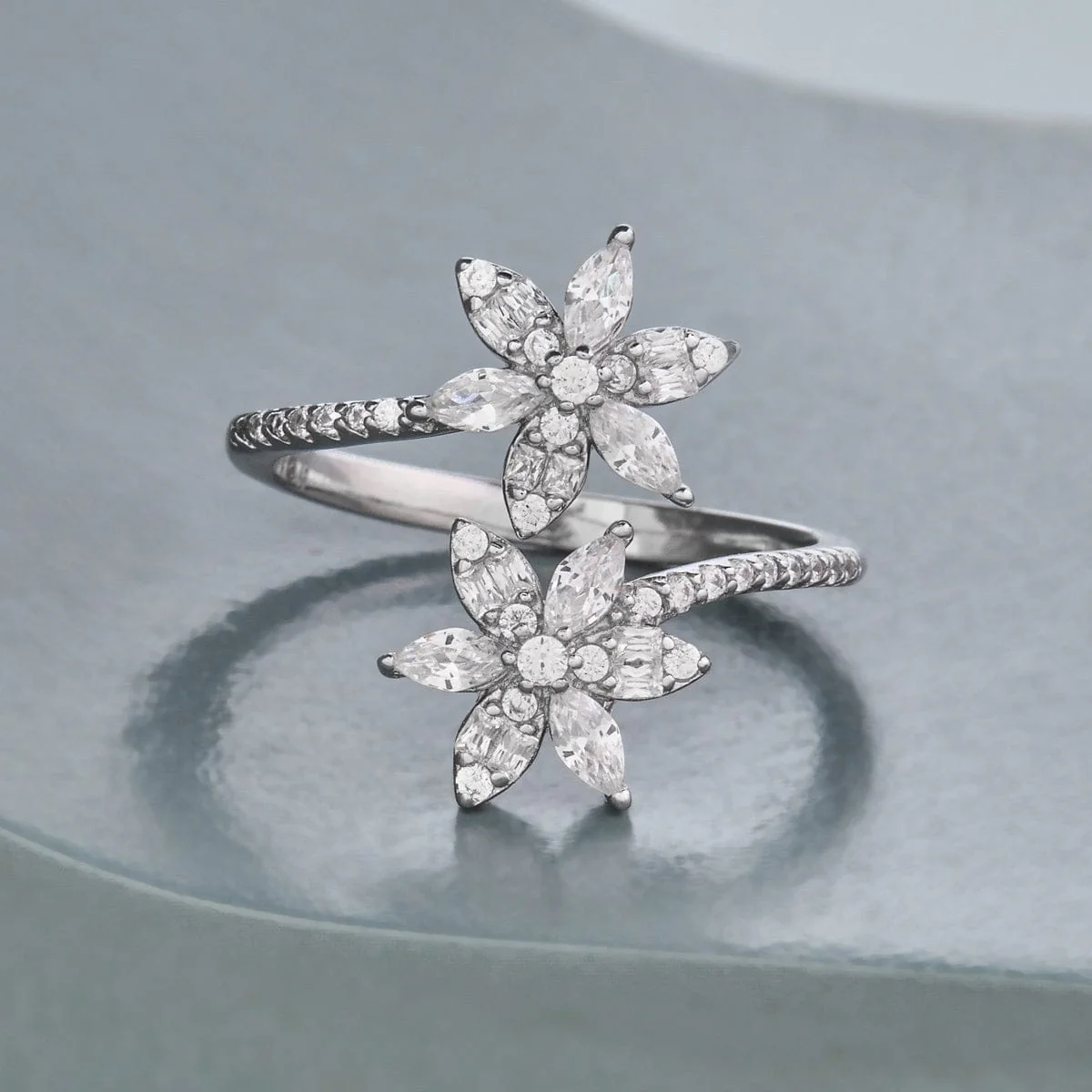 92.5 Silver Finger Ring 194348 - Image 7