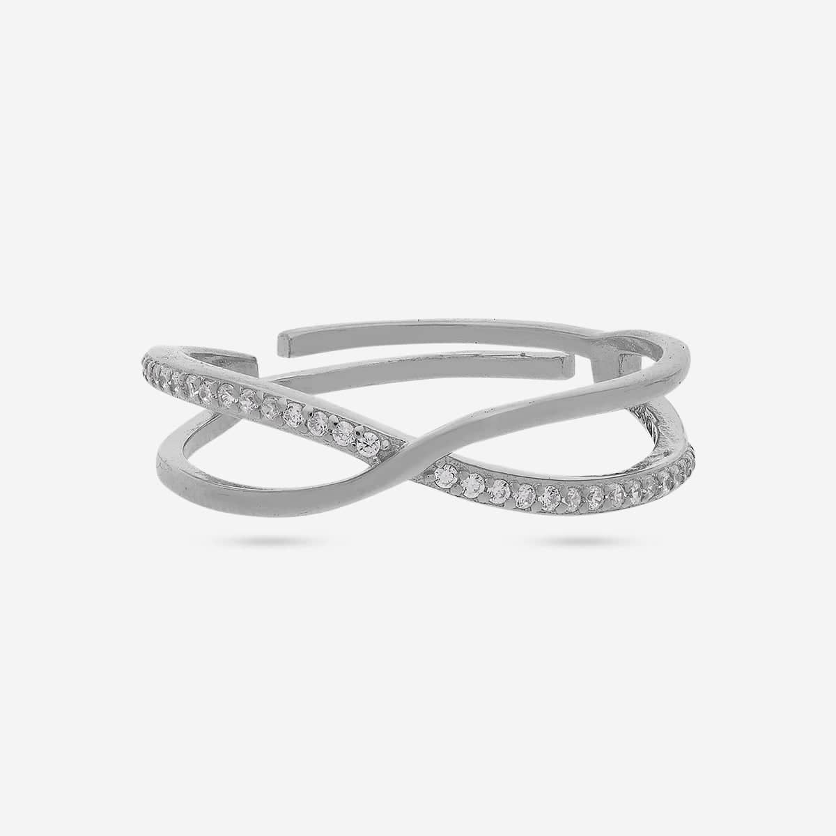 92.5 Silver Finger Ring 194375 - Image 8