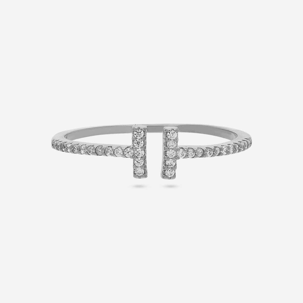 92.5 Silver Finger Ring 194378 - Image 8