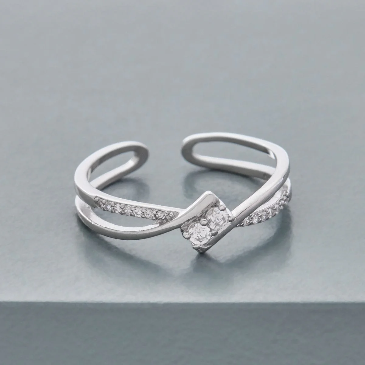 92.5 Silver Finger Ring 194380 - Image 6