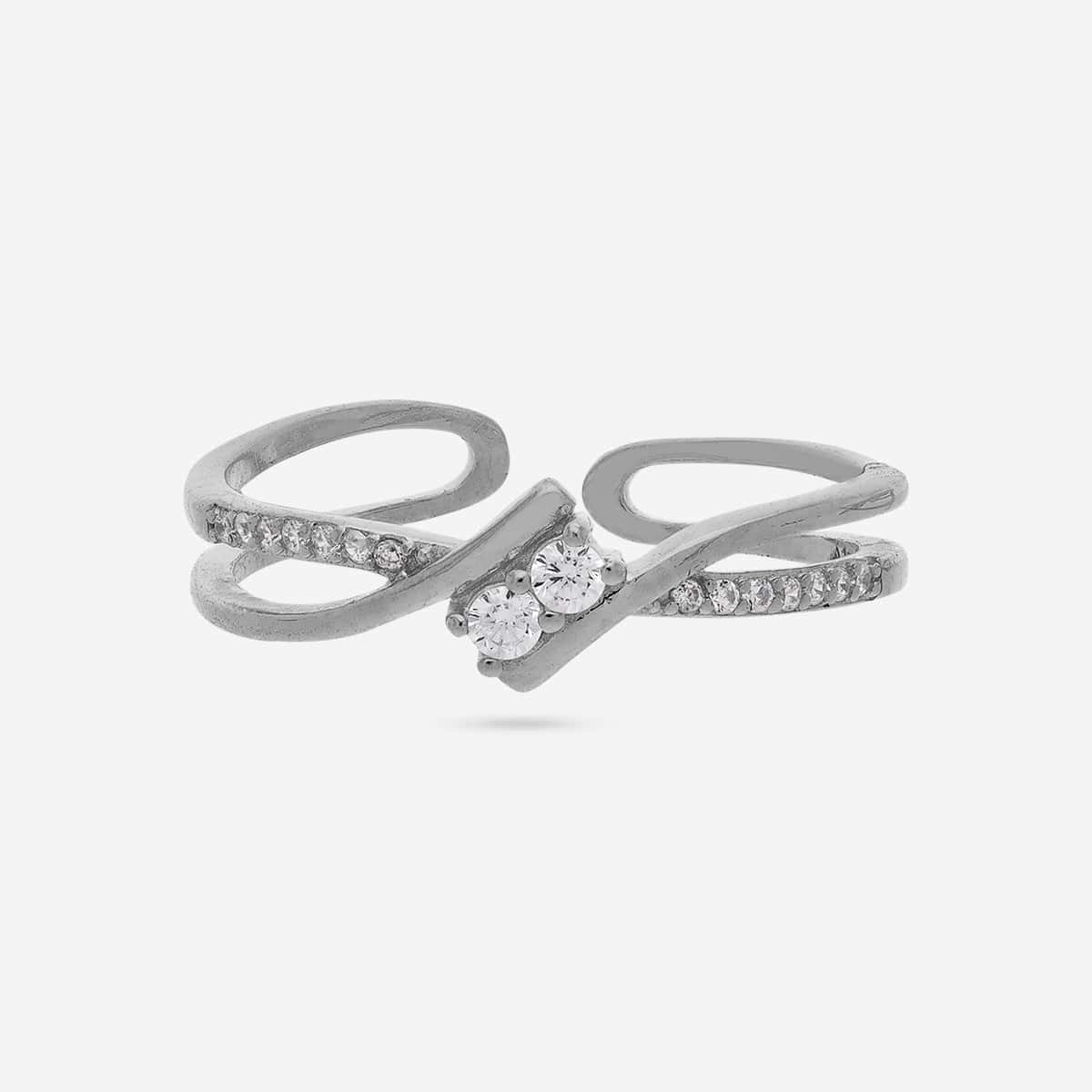 92.5 Silver Finger Ring 194380 - Image 8