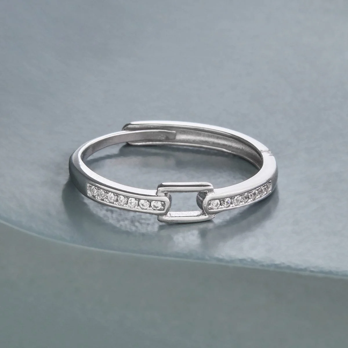 92.5 Silver Finger Ring 194381 - Image 7