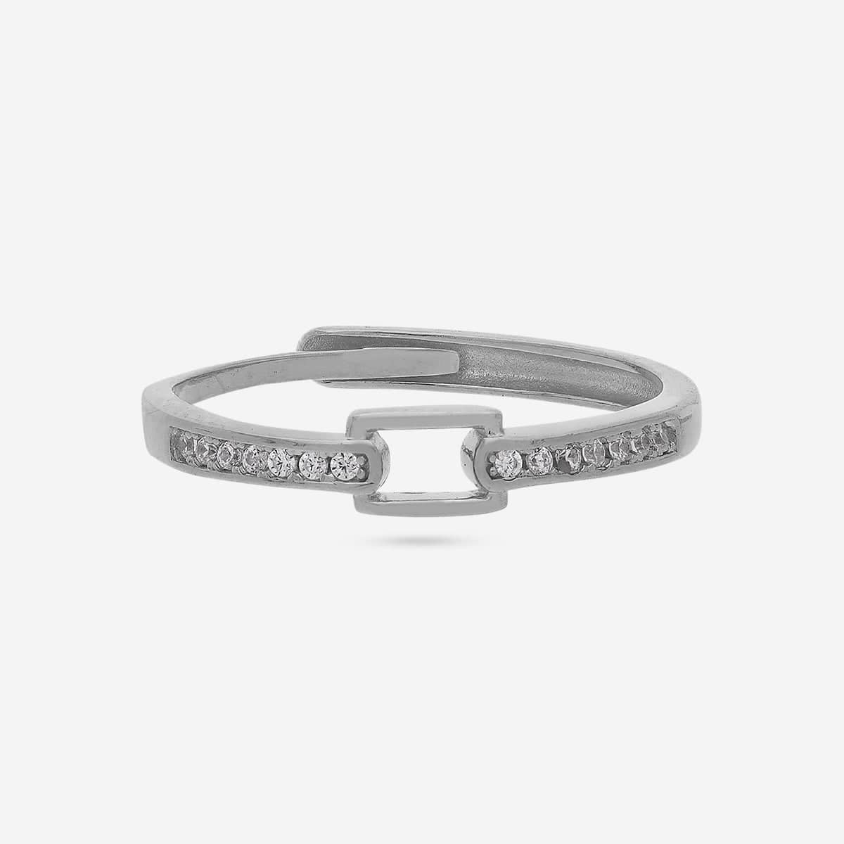 92.5 Silver Finger Ring 194381 - Image 8