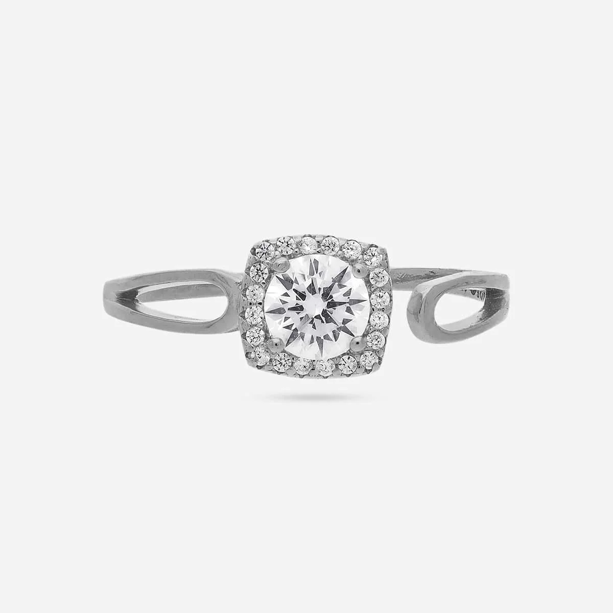 92.5 Silver Finger Ring 194382 - Image 8
