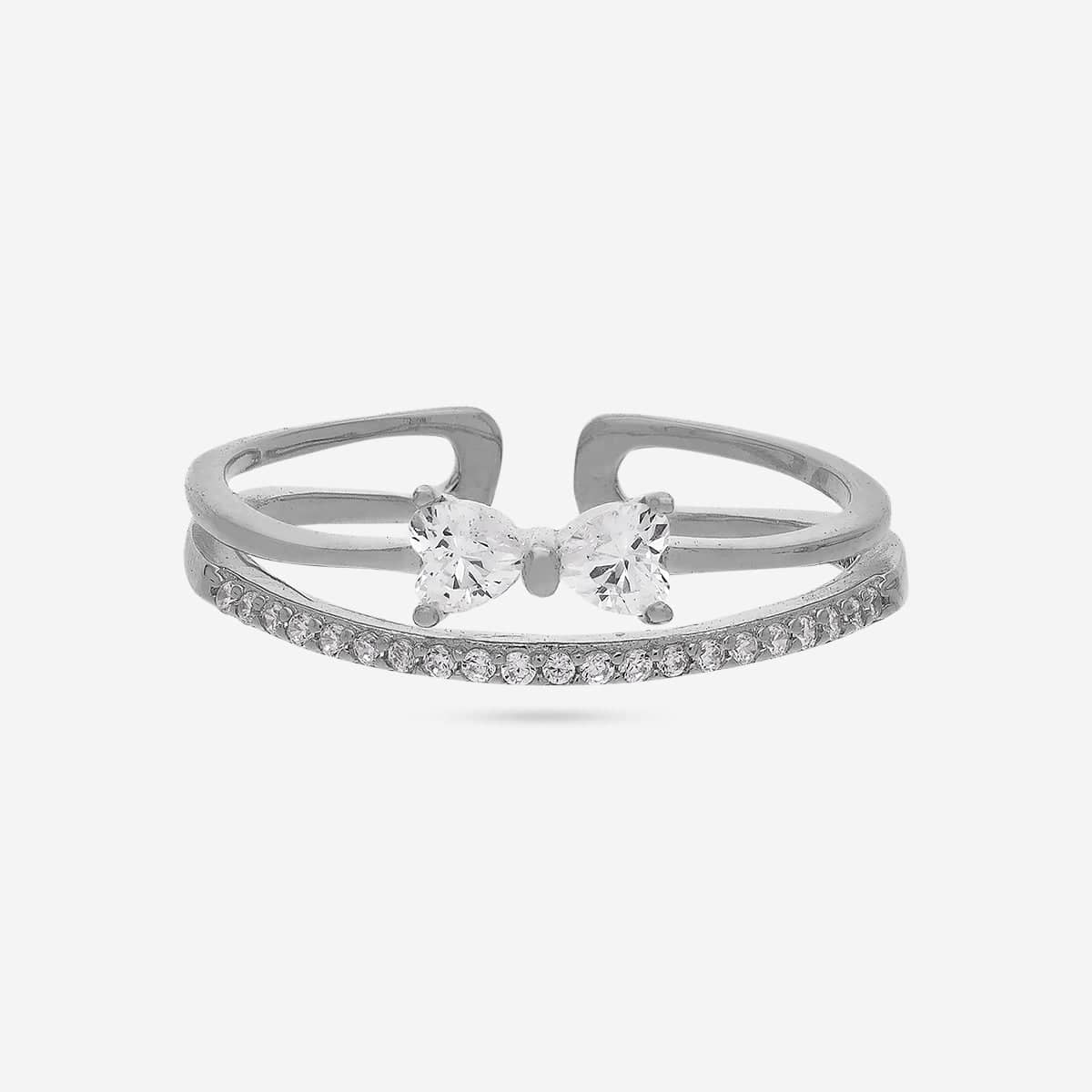 92.5 Silver Finger Ring 194383 - Image 8