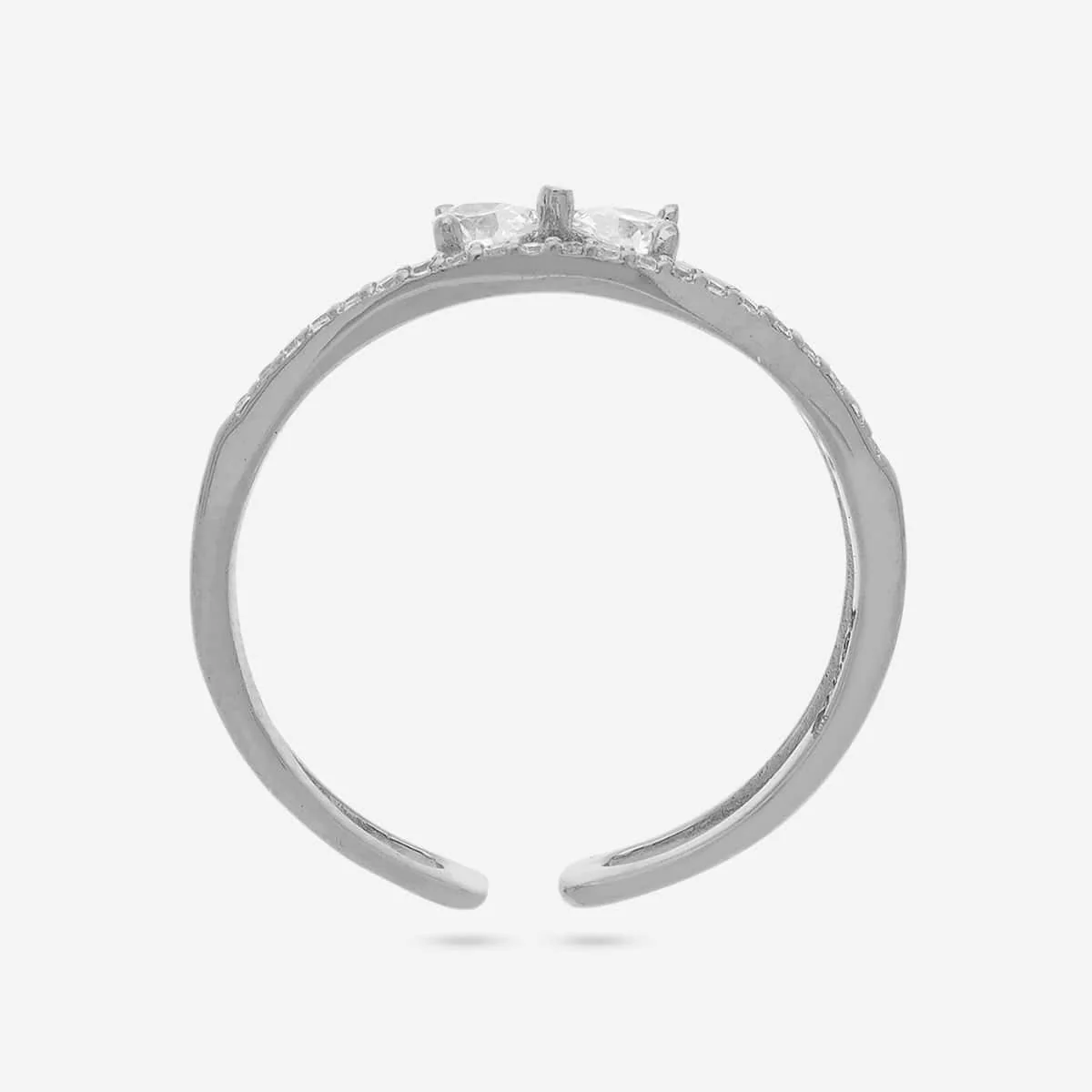 92.5 Silver Finger Ring 194383 - Image 9