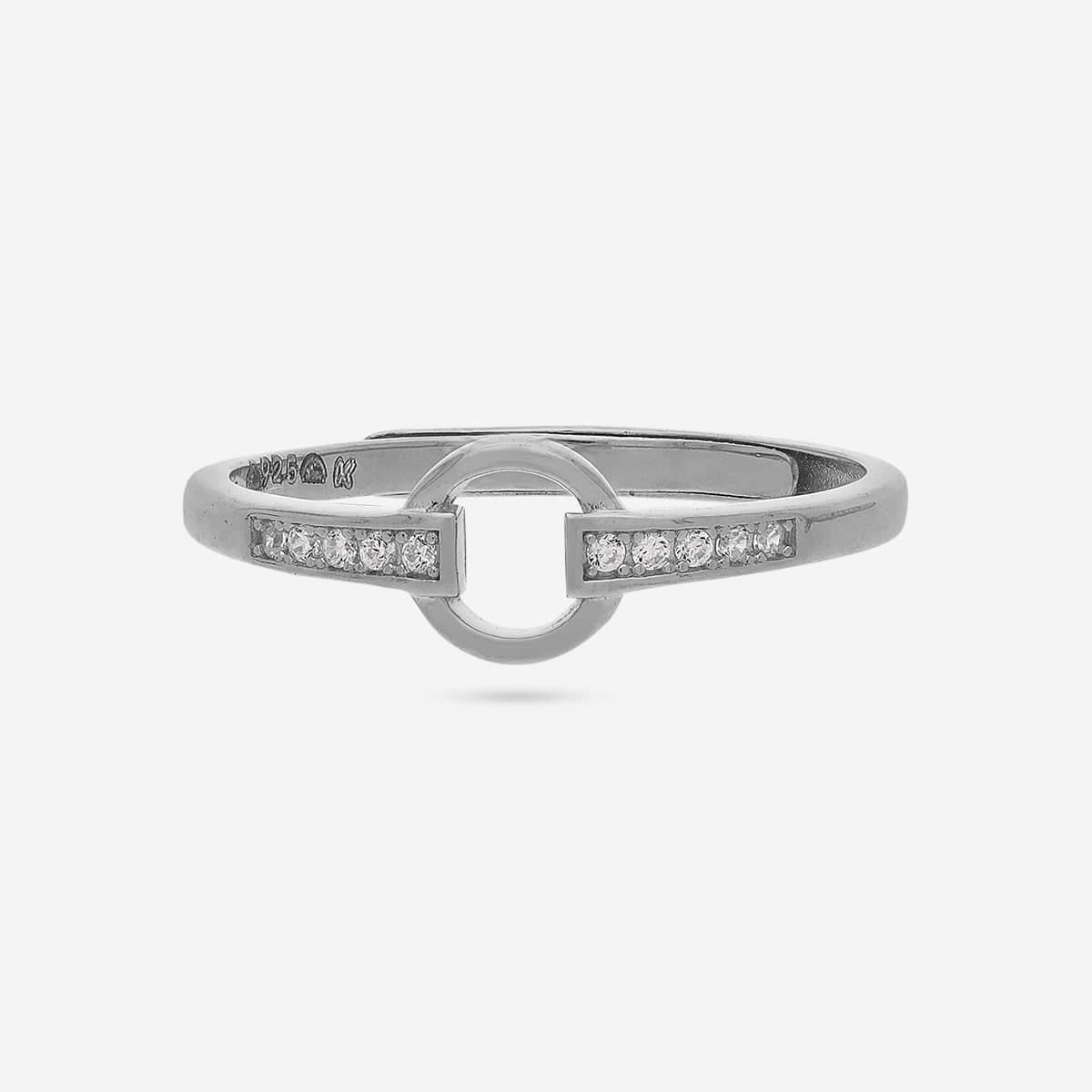 92.5 Silver Finger Ring 194384 - Image 8