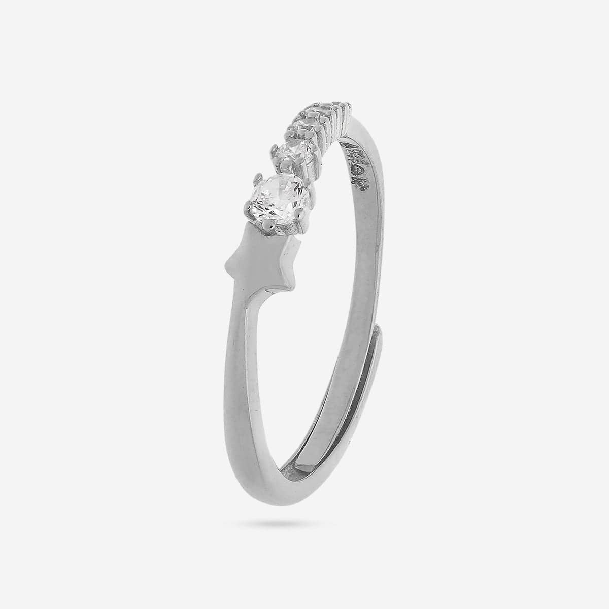 92.5 Silver Finger Ring 194385 - Image 5