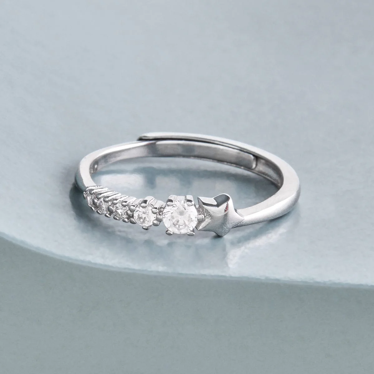 92.5 Silver Finger Ring 194385 - Image 6