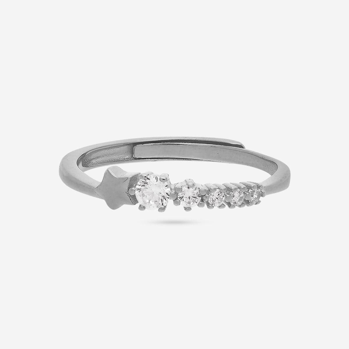 92.5 Silver Finger Ring 194385 - Image 8