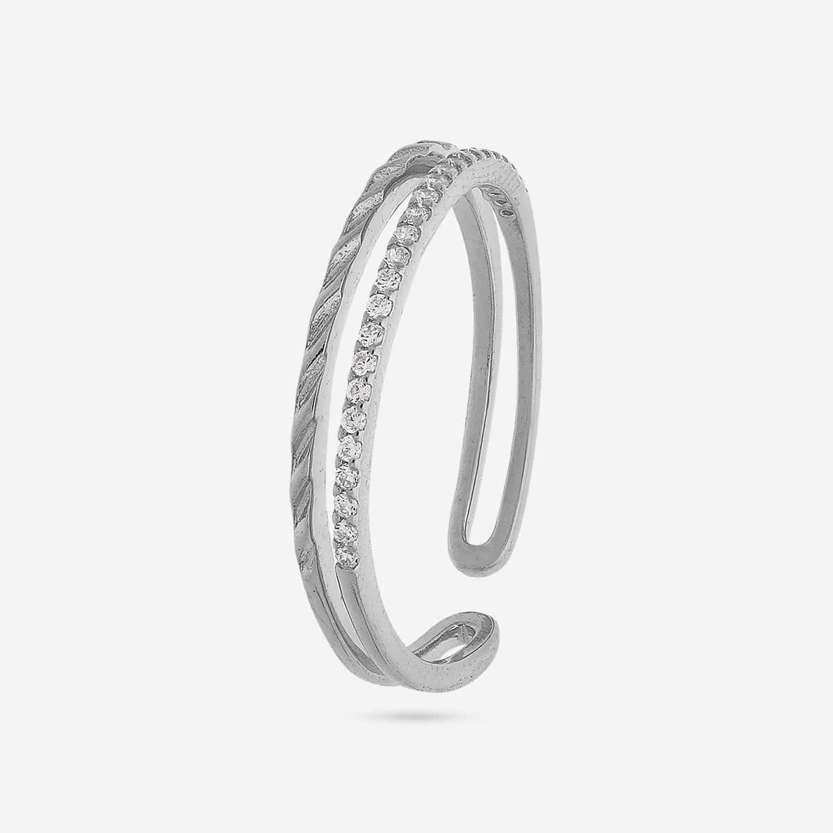 92.5 Silver Finger Ring 194387 - Image 5