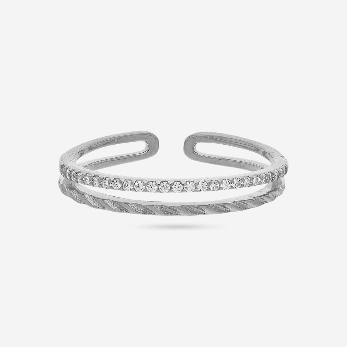 92.5 Silver Finger Ring 194387 - Image 8