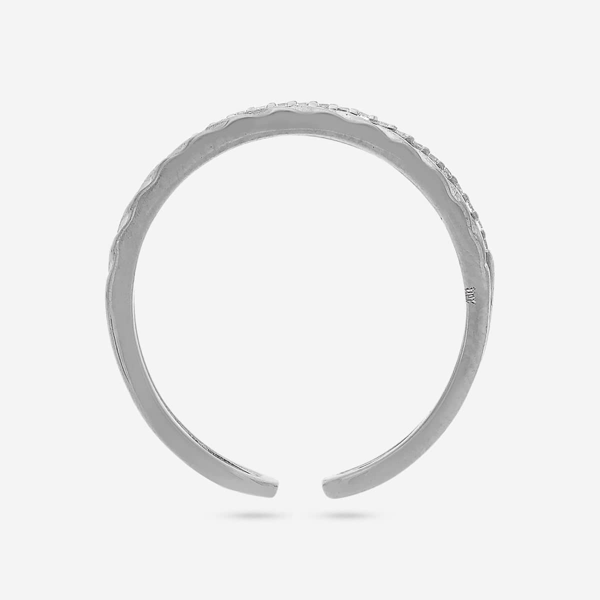 92.5 Silver Finger Ring 194387 - Image 9