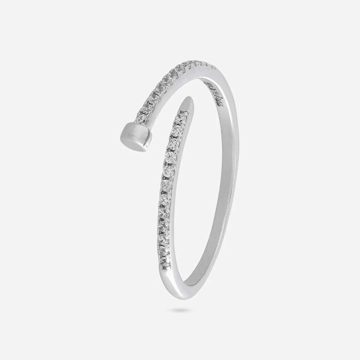 92.5 Silver Finger Ring 194593 - Image 5